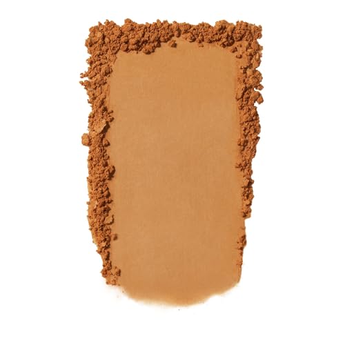 Image of e.l.f. Halo Glow Powder Filter, Pressed Finishing Powder, Buildable Coverage, Crease-Resistant, Blurs the Appearance of Pores, With Velour Puff and Mirror, Vegan & Cruelty-Free, Tan Warm