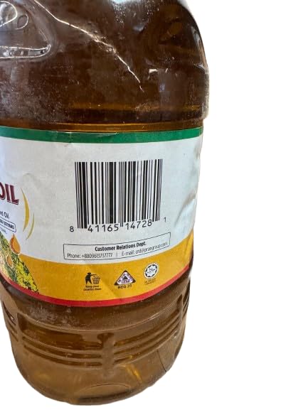 Pran Mustard Oil 5 Liters – 100% Natural Refined Mustard Oil - Image 2