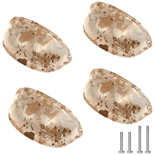 RODAILYCAY 4 szt. Uchwyty marmurowe do szuflad