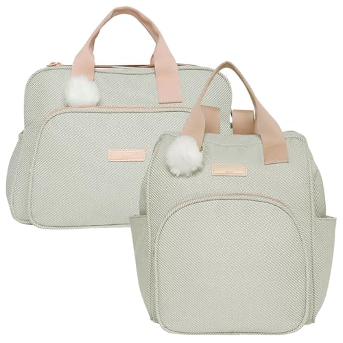 Combo com Bolsa Grande e Mochila Pirulitando Nuvem de Algodão