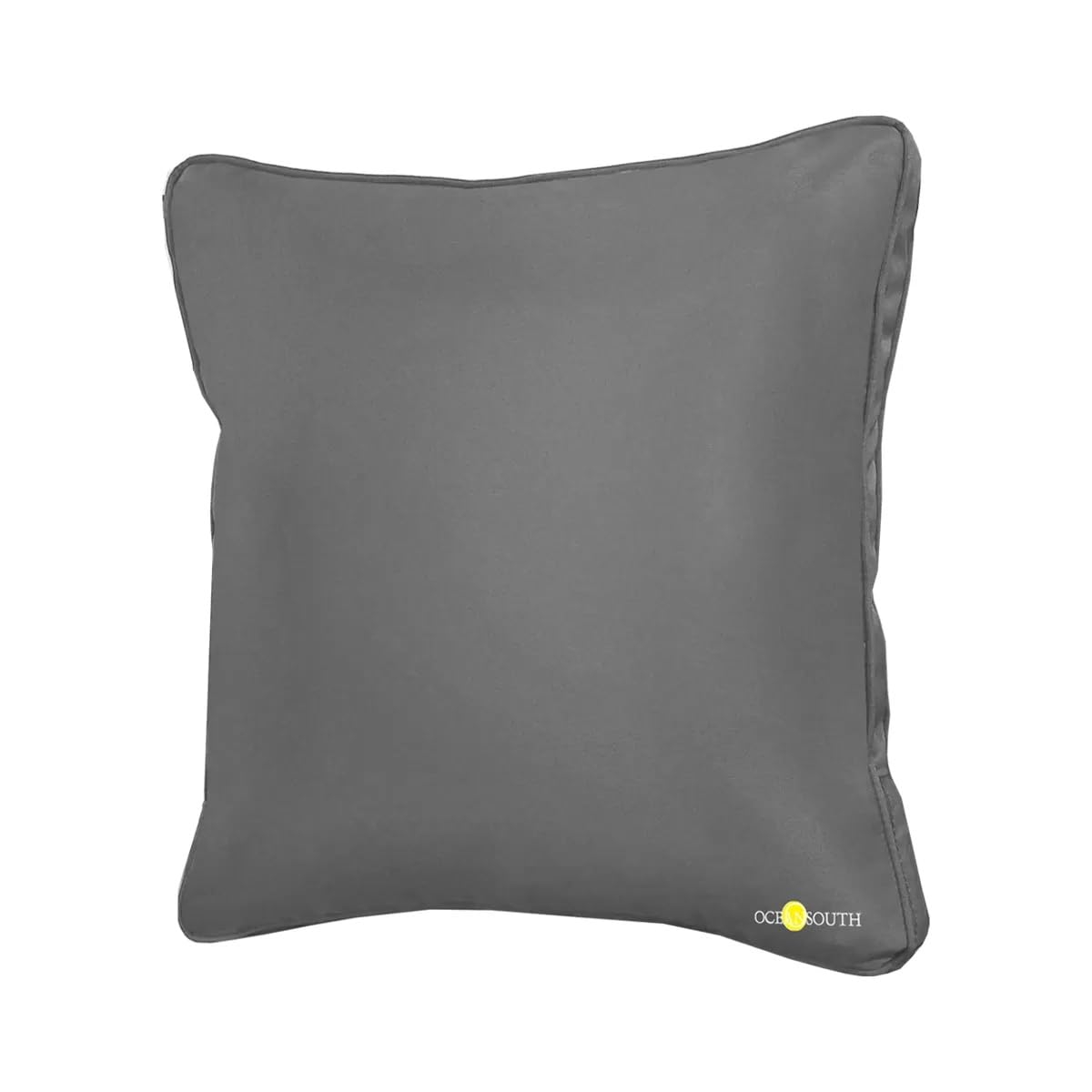 Cuscino per coperta di barca (50 cm x 50 cm, grigio) Cuscino da esterno impermeabile con imbottitura resistente agli agenti atmosferici, fodera per cuscino, cuscino da seduta x cuscino per esterni