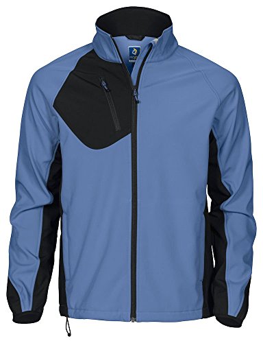 Veste softshell bleu ciel 4XL tissu d&eacute;perlant et l&eacute;g&egrave;ret&eacute; 642422-53-4
