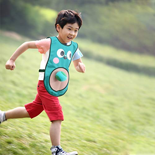 CLISPEED Conjunto de Jogo de Colete de Bola para CrianÃ§as Dodge Bola Colete de Bola de Alvo Pegajos