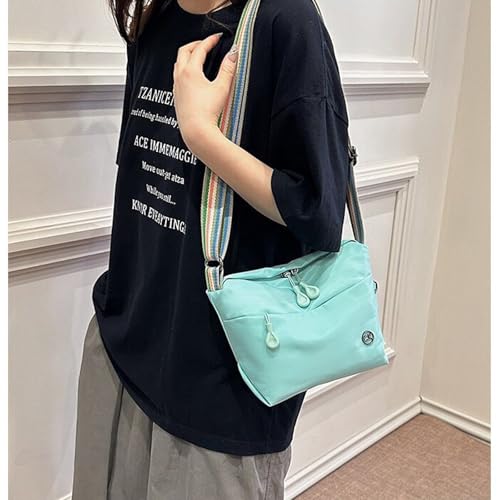 KARRESLY Nylon Crossbody Shoulder Bag Compact Casual Waterproof Sling Purse Crescent Bag with Adjustable Strap2