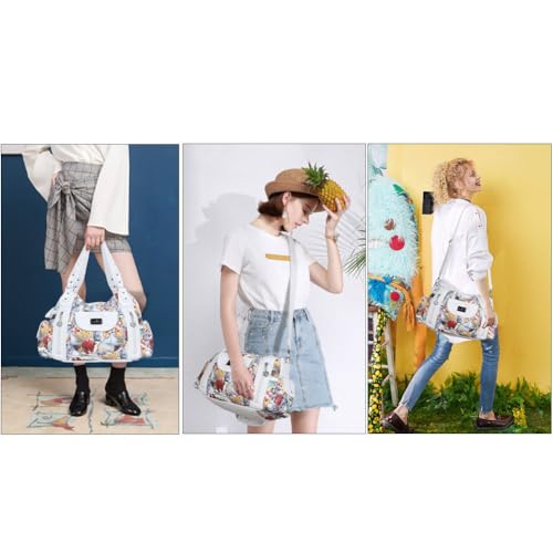 Image of Angel Kiss Purses for Women, Large Shoulder Bag Hobo Tote Purse Mutipocket Faux Leather Satchel Hobo Purse
