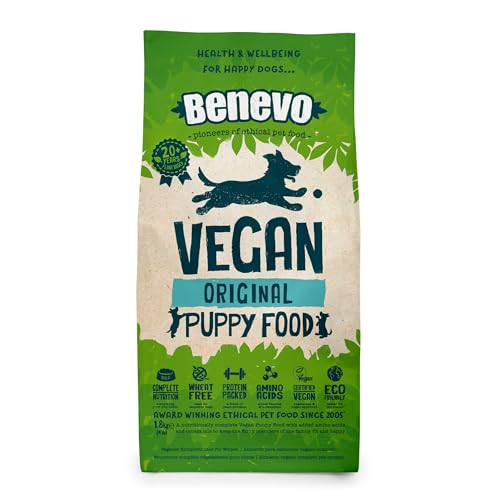 Croquettes végétaliennes Benevo Puppy Complet pour chiots 2kg