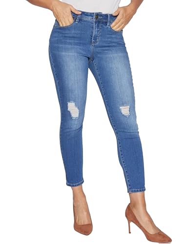 Royalty For Me Womens Women's Petite Tummy Control Classic Skinny Jean