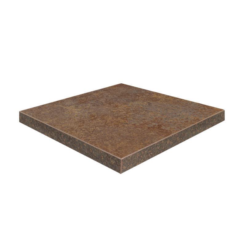 Dekorspanplatte Rost Bronze als Tischplatte, Schreibtischplatte, Arbeitsplatte, Laden- und Möbelbau, 50x50 cm, Stärke: 28 mm