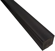 barra PVC QUADRATA NERA diverse misure (50x50x1000mm)