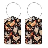 Utilisation : utilisez-les comme étiquettes de bagages de voyage, identifiez facilement vos bagages et évitez de perdre vos effets personnels à l'aéroport. Convient pour sac de voyage, valise ou sac d'école, équipement de sport, sac de transport pour animaux de compagnie.