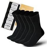 靴下 メンズ ビジネスソックス 紳士用 抗菌消臭 蒸れない 破れにくい コーマ綿 吸汗 通気性 四季適用 無地 黒 5足セット 24.0~28.0cm