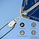 VEGCOO 10 Stück Edelstahl Seilrolle, Einschließlich 5 X M15 Seilrollen Und 5 X M4 Karabiner Für Seil Pulley, Geeignet Für Segeln, Fitness