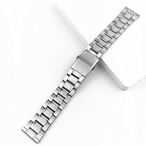 metal stainless steel strap watch band flat buckle wrist band silver gold, silver bracelet, 12 14 16 18 20 bracelet2