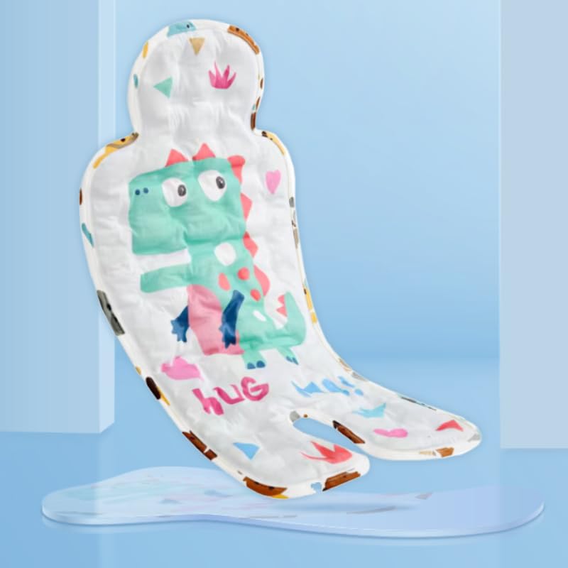 StarAndDaisy Baby Ice Mat, Summer Chair Ice Cushion Breathable Baby Car Seat Cooling Pad Summer Cooler Seat Cushion Multifunctional Ice Mat for Stroller Baby Dining Chair, Child Safety Seat (Ice Mat)
