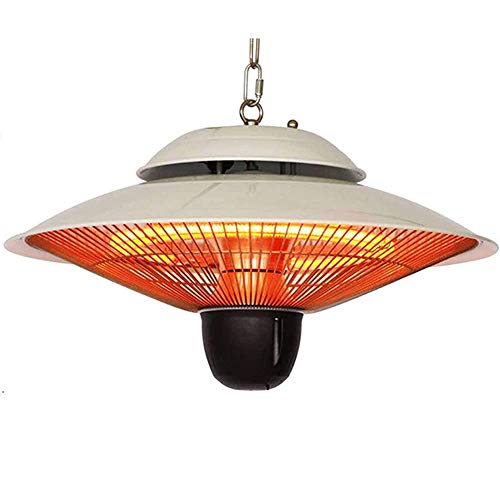 Heizstrahler terrasse elektrisch hängend Infrarot terrassenstrahler Elektrische Heizung mit 3 einstellbaren Leistungsstufen und wasserdicht