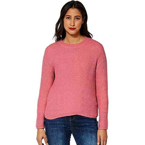 Street One Women's A302185 Knitted Jumper, Winter Rose Melange, 14 Cover