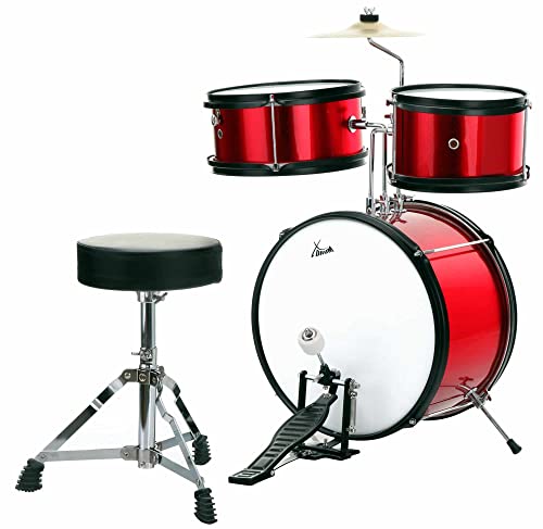 XDrum Junior KIDS batterie, rouge - Les Beatles, Paul McCartney, John Lennon, RIngo Starr, George Harrison XDrum Junior KIDS batterie, rouge – Image 3