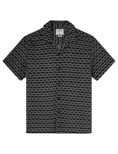 Reconsider Viscose Printed Bowling Shirt with Short Sleeves