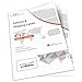 2x4 Labels Compatible with Inkjet and Laser Printers 10 Up Labels 2x4 inch FBA SKU Shipping and Address White Mailing Labels [100 Sheets 1000 Labels] LABEL&MORE