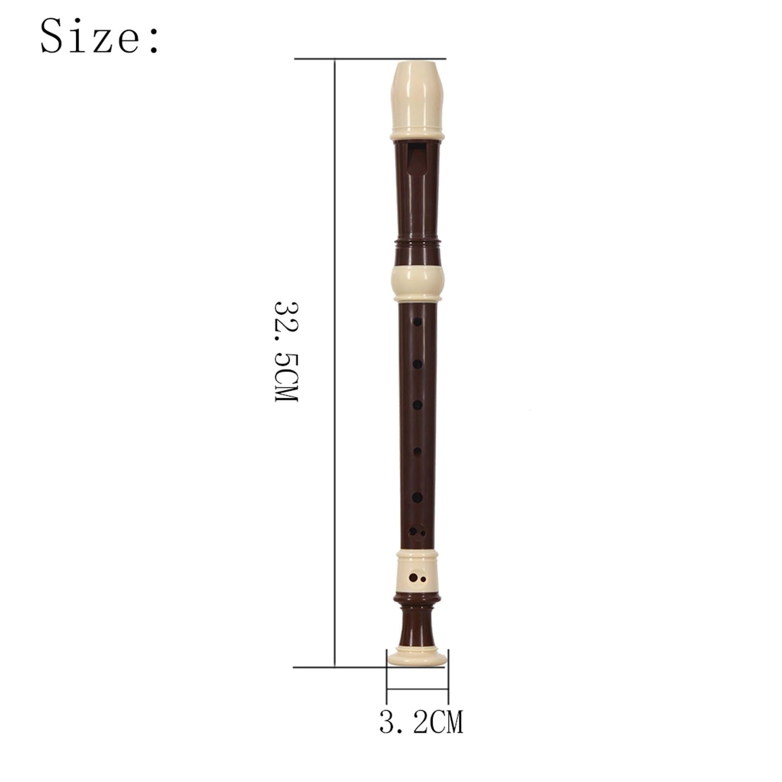 Flauto Flauto Dolce Saxophone Flauto Lungo Flauto Dolce Diteggiatura Accessori Per Strumenti Musicali Flauto Per Principianti principianti flauto dolce soprano (Color : Brown)