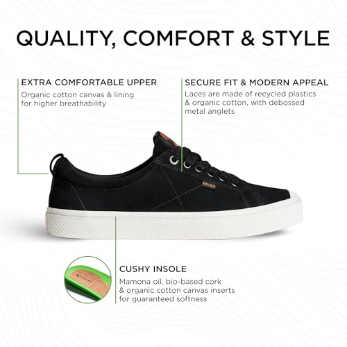 OCA Low Suede Sneakers, Comfortable Shoes for Men, Lightweight & Sustainable, Versatile Casual Footwear with 100% Vegan Insoles, Rubber2