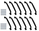 Einfache Installation: Markieren Sie die Installationsposition an der Schranktür oder Schublade entsprechend dem Abstand von der Mitte des Lochs und bohren Sie das Installationsloch mit einem Bohrer geeigneter Größe, bringen Sie die Schrauben von innen an und bringen Sie den Aluminiumlegierung Griffe an.