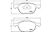 Produktbild Brembo P 24  061  4  x Bremsbeläge Vorne