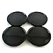 RTRHINOTUNING 63mm 2.5in Wheel Center Caps for Dodge Ram 1500 Dakota Durango 52005732, 63mm(2.48in)/57mm(2.26in) 4 Pack Black Hub Caps