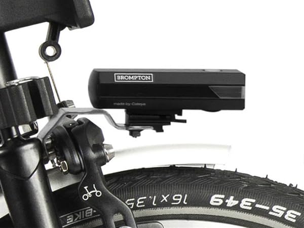 Amazon | Brompton フロントUSB充電式自転車ライト – 500ルーメン
