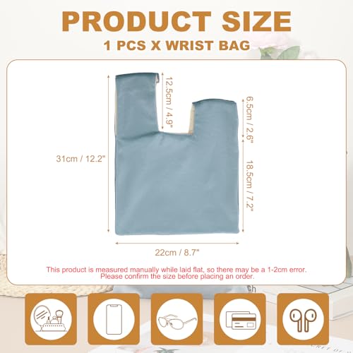 Bolso de mano con nudo de terciopelo para mujer miniatura 4