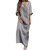Comfortable & Breathable Fabric Blend:Crafted from a premium blend of linen and cotton, this dress offers exceptional softness and breathability. It keeps you cool and comfortable all day long, making it perfect for warm weather and seasonal transiti...
