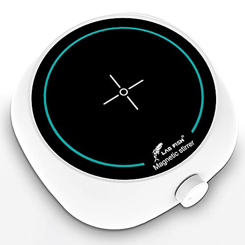 Stir Plate Magnetic Lab Stirrer with Stir Bar,5.3inch Diameter Plate,3000ml,350-1800 RPM