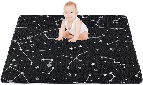 Image of 50x50 Play Mat for Playpen Foldable Baby Play Mat Large Tummy Time Mat, Non Slip Washable Baby Play Mats for Floor, Portable Travel Baby Crawling Mats for Toddlers and Infants