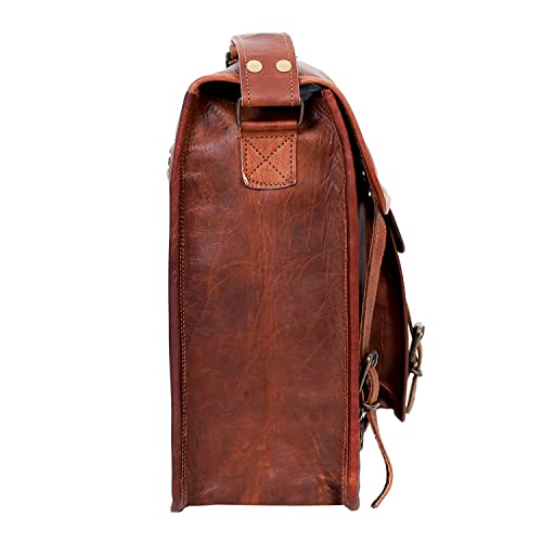 Bolso de cuero Gbag Vintage para laptop 15 pulgadas miniatura 5