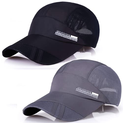 BEISIJIA Casquette de Baseball Ultra Fine à séchage Rapide avec Protection UV et Maille Respirante, Unisexe - Gris - Taille Unique Cover