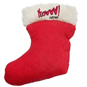 Yeowww!, Duckyworld 100% Organic Flower Leaf Catnip Cat Toy Christmas Stocking