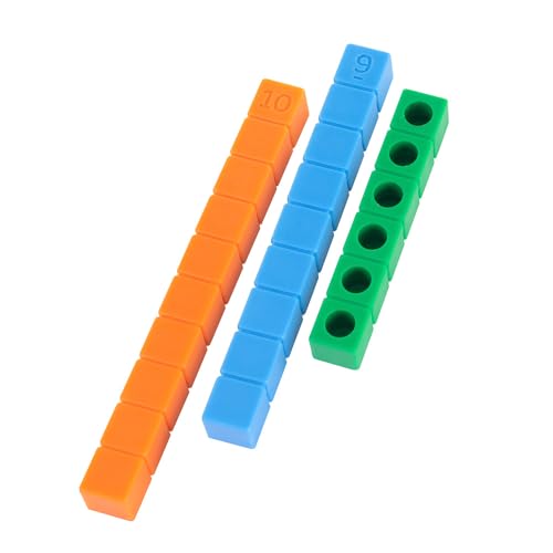 Miniland Multicolour Math Rods Set for initiation to mathematical logic. Made in Spain. Includes 4 sets from 1 to 10 based on the Cuisenaire method - Image 3