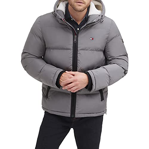 Image of Tommy Hilfiger Men's Classic Hooded Puffer Jacket (Standard and Big & Tall)