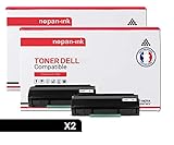  NOPAN-INK - Toner x2-593-10334 (Noir X2) - Compatible pour Dell 2330D 2330DN 2350D 2350DN Dell 2330D 2330DN 2350D 2350DN