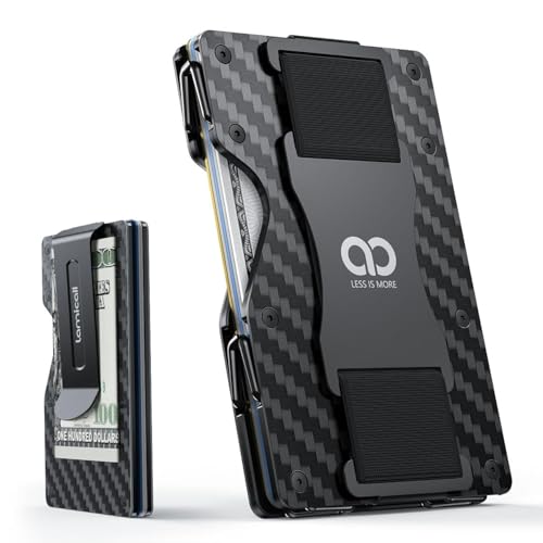 Image of Lamicall Upgraded Hinge Minimalist Wallet for Men, RFID Blocking Wallets