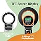 Tera Pet Mikrochip Lesegerät Scanner: Großes TFT-Display Wiederaufladbare 1800mAh Batterie RFID Tragbarer Tierchip ID Scanner Wiederaufladbarer Pet Katze Tag Scanner für ISO 11784/11785 FDX-B EMID H02
