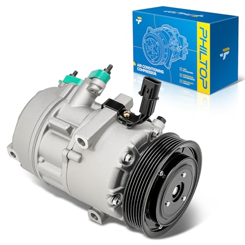 Image of PHILTOP 198383 NEW AC Compressor w /Clutch for Hyundai Elantra Coupe 2014 | for Hyundai Elantra 2014-2017 1.8 /2.0L, Hyundai Elantra GT 2014-2020 2.0L, Kia Forte 2014-2016, Replaces# 2020822 279022