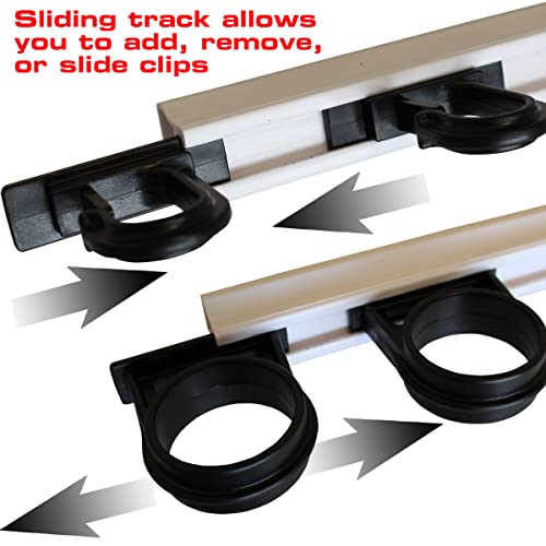 Rush Creek Creations All Weather Fishing Rod Storage Wall, Ceiling, Or Garage Rack, Abs Plastic 6 Rod #TOP7