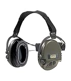 MSA Sordin Supreme Pro X with green cups - Neckband - Electronic Earmuff equipped with comfortable ear-seals, slim-design