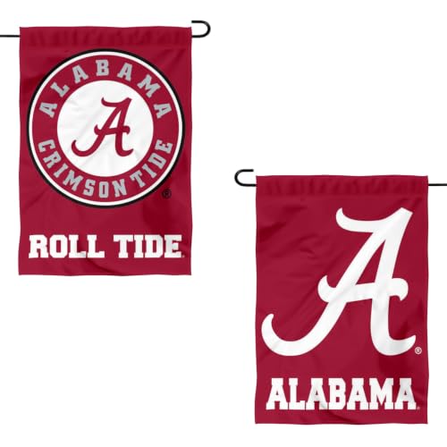 Alabama Crimson Tide Circle Logo Garden Flag
