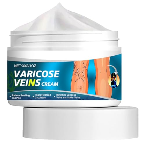 Crema Eliminación de Venas Varicosas,Crema para Eliminar Varices,Crema Reparadora De Venas Varicosas,Crema de Tratamiento de Venas Varicosas,Crema Reparadora De Venas Varicosas 30G