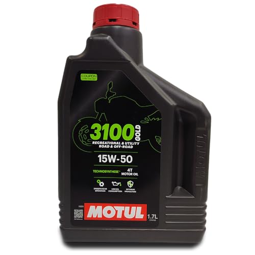 Image of Motul 3100 Gold 15W50 Technosynthese Engine Oil for Royal Enfield (1.7L)