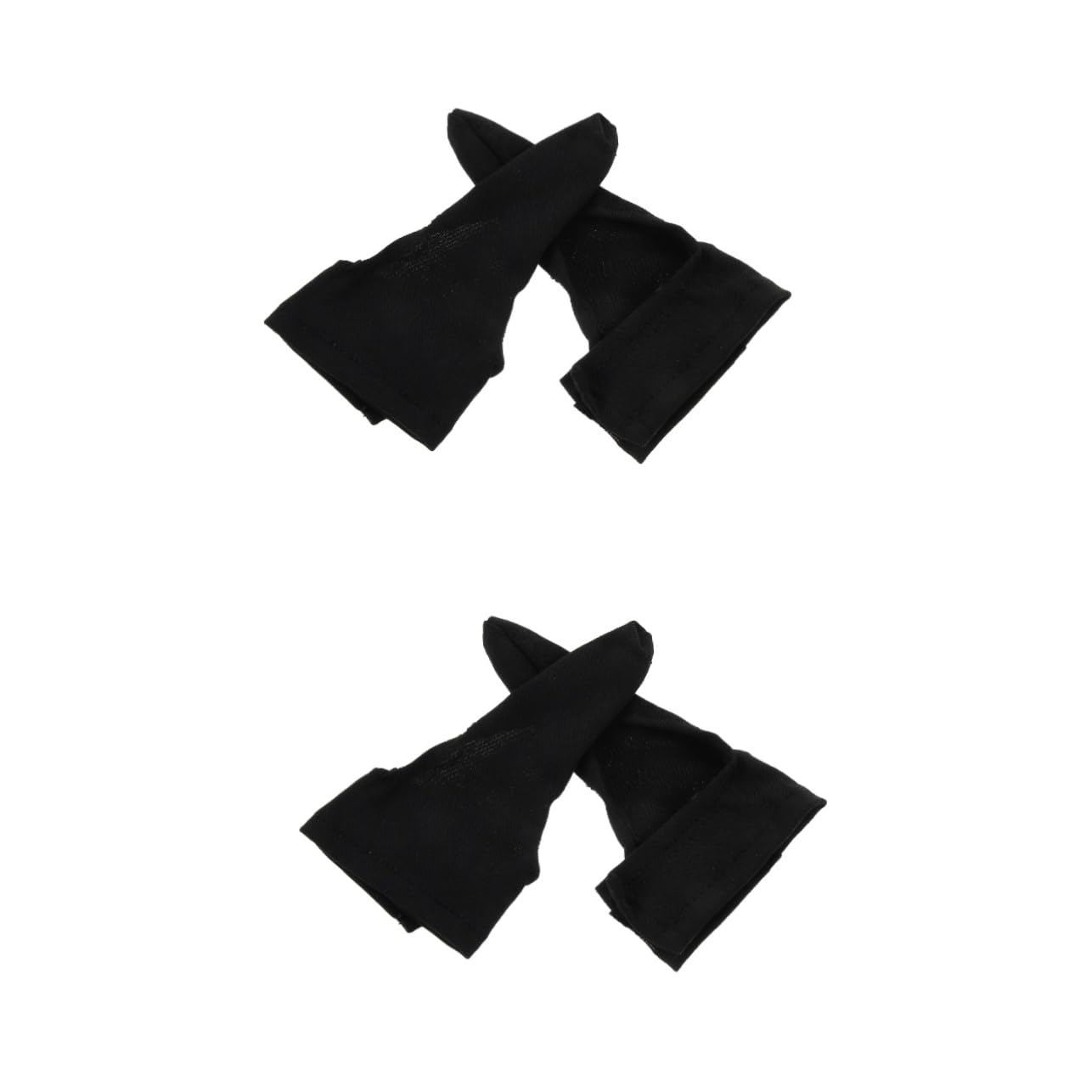 Happyyami 2 Pairs Bowling Gloves Thumb Protector Gel Finger Protectors for Women Compact Bowling Accessory