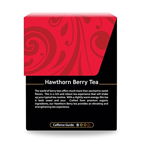 Buddha Teas Organic Hawthorn Berry Tea - OU Kosher, USDA Organic, CCOF, 18 Bleach-Free Tea Bags