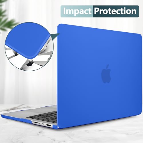 DONGKE Compatible with MacBook Pro 16 inch Case 2026 2025 2024 [M5 M4 Pro/Max Chip] Model A3429 A3428 A3403 A3186, Protective Plastic Hard Shell & Keyboard Cover & Screen Film - Frosted Blue by DONGKE - Used condition - Image 4
